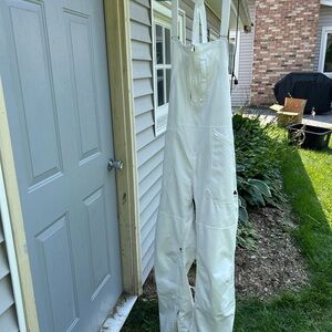 Burton Women's Cream Denim Overalls